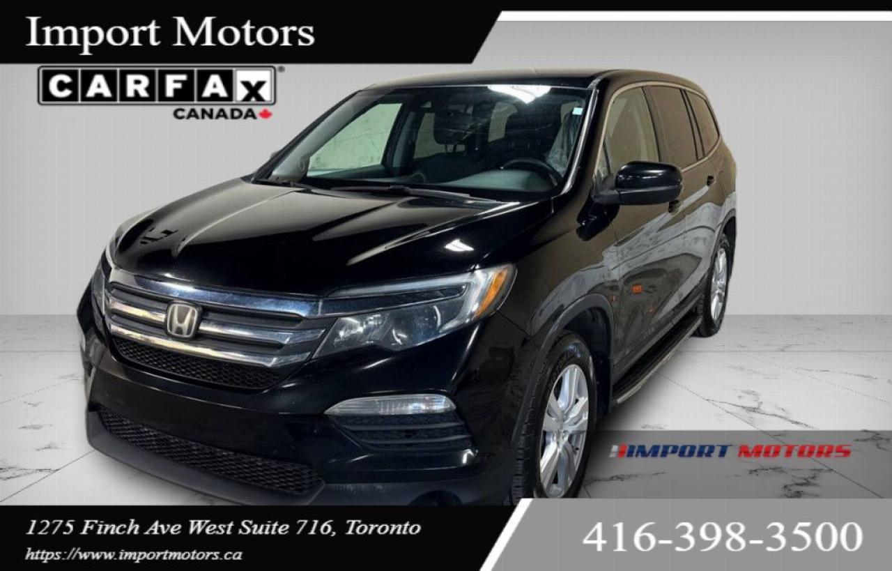 Used 2017 Honda Pilot ACCIDENT FREE All-wheel Drive Automatic for sale in North York, ON