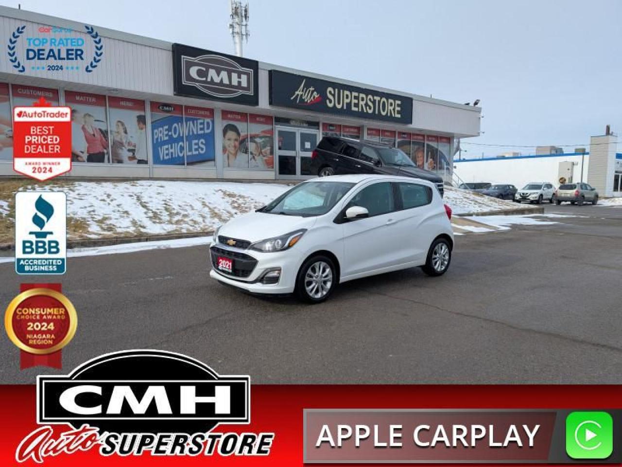 Used 2021 Chevrolet Spark LT  CAM APPLE-CP 15-AL for sale in St. Catharines, ON