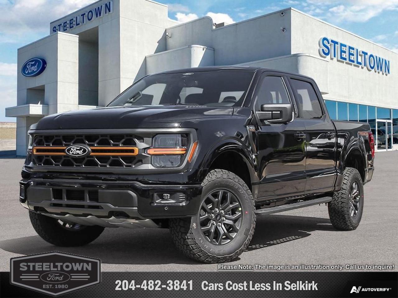 <b>Off-Road Package,  Heated Seats,  Climate Control,  Aluminum Wheels,  Running Boards!</b><br> <br> <br> <br>We value your TIME, we wont waste it or your gas is on us!   We offer extended test drives and if you cant make it out to us we will come straight to you!<br> <br>  From powerful engines to smart tech, theres an F-150 to fit all aspects of your life. <br> <br>Just as you mold, strengthen and adapt to fit your lifestyle, the truck you own should do the same. The Ford F-150 puts productivity, practicality and reliability at the forefront, with a host of convenience and tech features as well as rock-solid build quality, ensuring that all of your day-to-day activities are a breeze. Theres one for the working warrior, the long hauler and the fanatic. No matter who you are and what you do with your truck, F-150 doesnt miss.<br> <br> This agate black metallic Crew Cab 4X4 pickup   has an automatic transmission and is powered by a  400HP 3.5L V6 Cylinder Engine.<br> <br> Our F-150s trim level is Tremor. Upgrading to this Ford F-150 Tremor is a great choice as it comes loaded with exclusive aluminum wheels, a performance off-road suspension, a dual stainless steel exhaust with black tip, front fog lights, remote keyless entry and remote engine start, Ford Co-Pilot360 that features lane keep assist, pre-collision assist and automatic emergency braking. Enhanced features include body colored exterior accents, SYNC 4 with enhanced voice recognition, Apple CarPlay and Android Auto, FordPass Connect 4G LTE, steering wheel mounted cruise control, a powerful audio system, trailer hitch and sway control, cargo box lights, power door locks and a rear view camera to help when backing out of a tight spot. This vehicle has been upgraded with the following features: Off-road Package,  Heated Seats,  Climate Control,  Aluminum Wheels,  Running Boards,  Remote Start,  Sync. <br><br> View the original window sticker for this vehicle with this url <b><a href=http://www.windowsticker.forddirect.com/windowsticker.pdf?vin=1FTFW4L85SFA38115 target=_blank>http://www.windowsticker.forddirect.com/windowsticker.pdf?vin=1FTFW4L85SFA38115</a></b>.<br> <br>To apply right now for financing use this link : <a href=http://www.steeltownford.com/?https://CreditOnline.dealertrack.ca/Web/Default.aspx?Token=bf62ebad-31a4-49e3-93be-9b163c26b54c&La target=_blank>http://www.steeltownford.com/?https://CreditOnline.dealertrack.ca/Web/Default.aspx?Token=bf62ebad-31a4-49e3-93be-9b163c26b54c&La</a><br><br> <br/> Total  cash rebate of $3750 is reflected in the price. Credit includes $3,750 Delivery Allowance.  4.99% financing for 84 months.  Incentives expire 2025-01-31.  See dealer for details. <br> <br>Family owned and operated in Selkirk for 35 Years.  <br>Steeltown Ford is located just 20 minutes North of the Perimeter Hwy, with an onsite banking center that offers free consultations. <br>Ask about our special dealer rates available through all major banks and credit unions.<br>Dealer retains all rebates, plus taxes, govt fees and Steeltown Protect Plus.<br>Steeltown Ford Protect Plus includes:<br>- Life Time Tire Warranty <br>Dealer Permit # 1039<br><br><br> Come by and check out our fleet of 110+ used cars and trucks and 110+ new cars and trucks for sale in Selkirk.  o~o