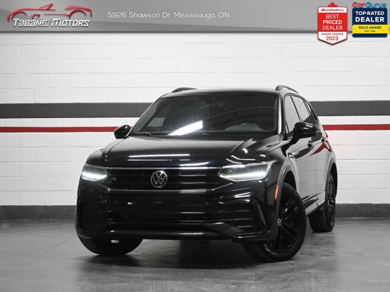 Used 2022 Volkswagen Tiguan Comfortline  R-Line Black Edition Brown Interior Digital Dash Ambient Light for sale in Mississauga, ON