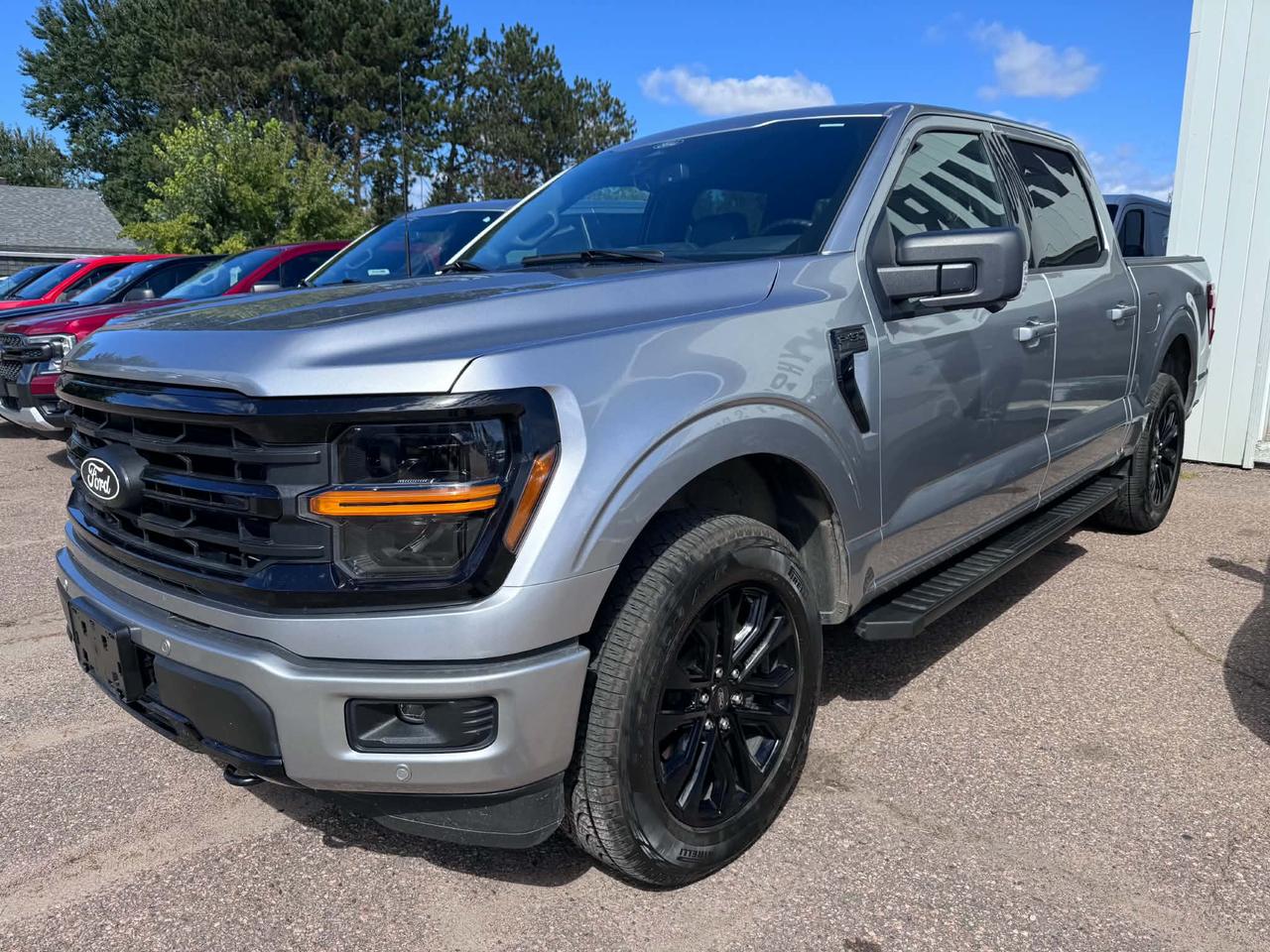 Iconic Silver 2025 Ford F-150 Pickup Truck Four-Wheel Drive Automatic