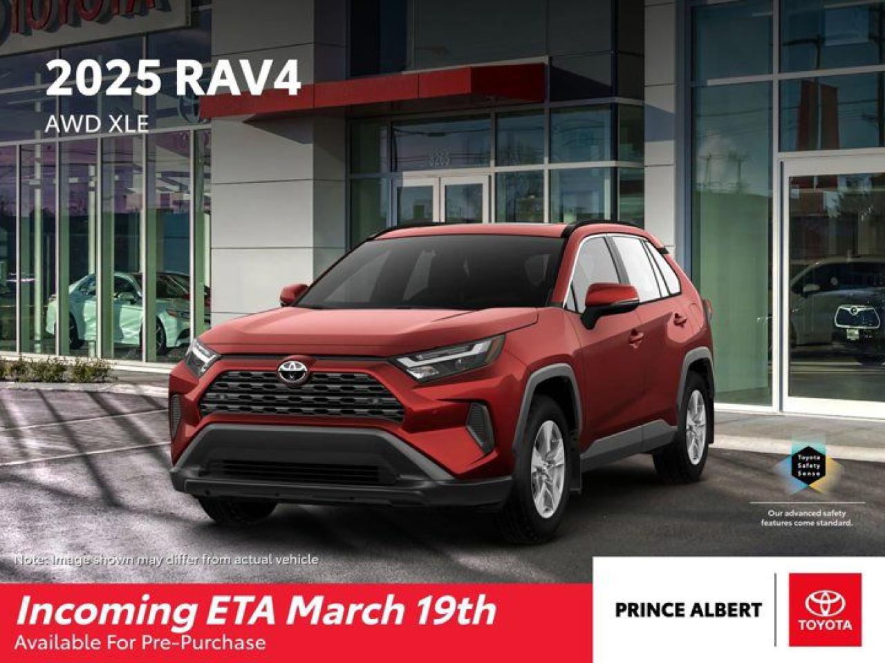 New 2025 Toyota RAV4 XLE AWD for sale in Prince Albert, SK