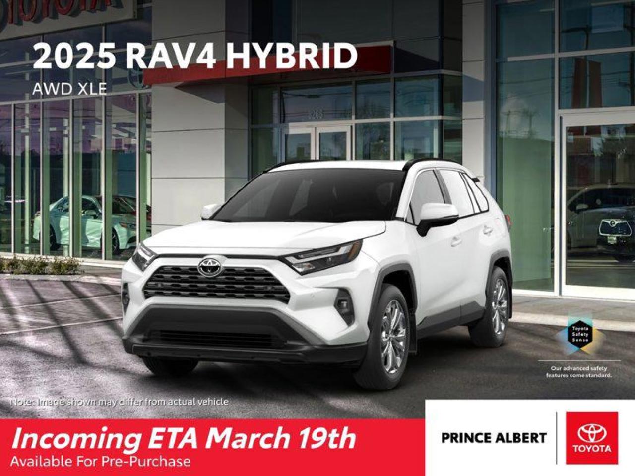 New 2025 Toyota RAV4 HYBRID XLE AWD for sale in Prince Albert, SK