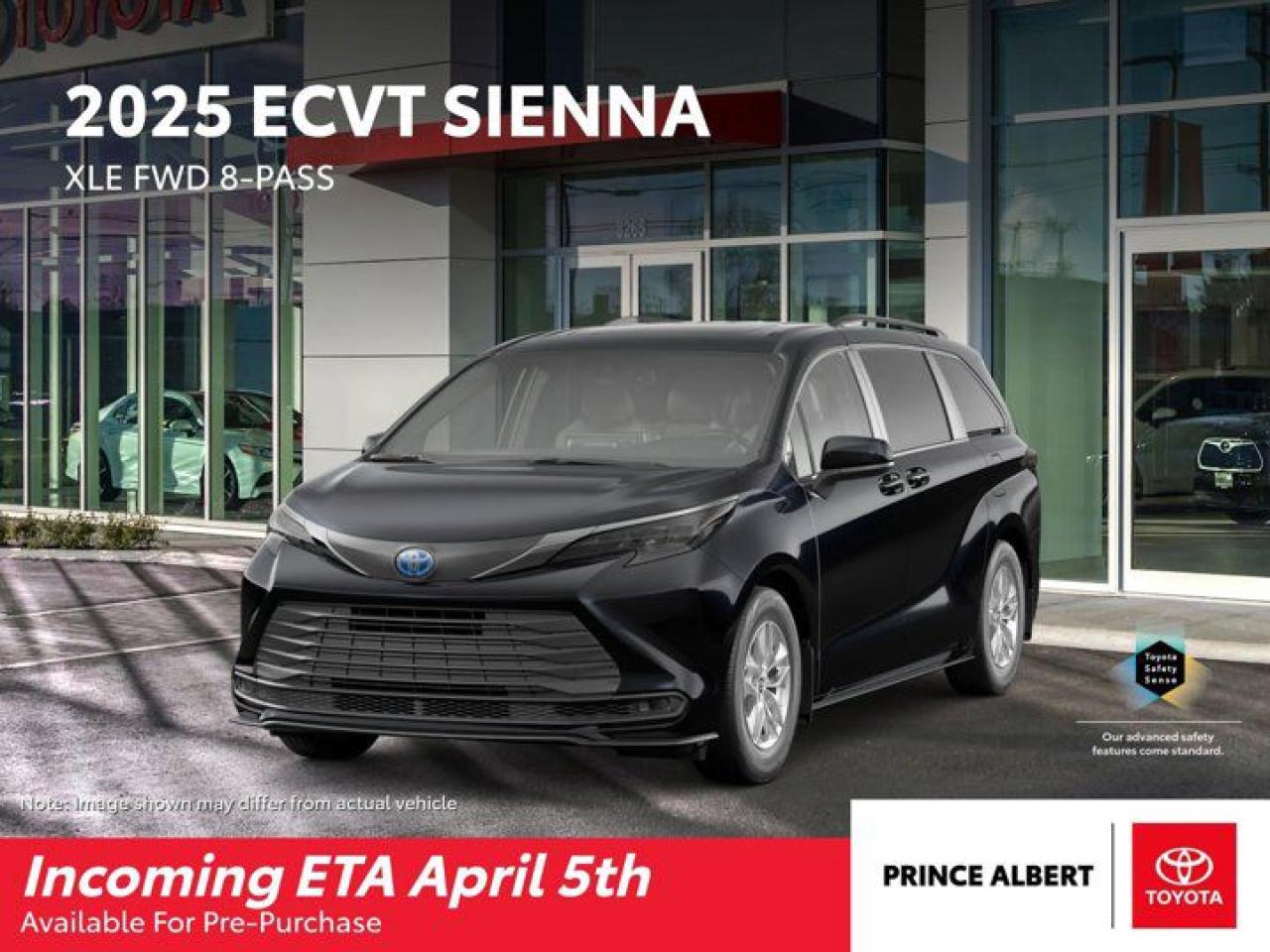 New 2025 Toyota Sienna XLE 8-Passenger for sale in Prince Albert, SK