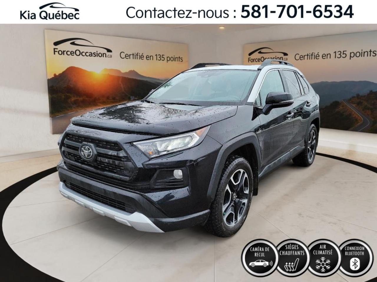 Used 2021 Toyota RAV4 Trail *AWD *TOIT *CUIR *CARPLAY *A/C *BIZONE for sale in Québec, QC