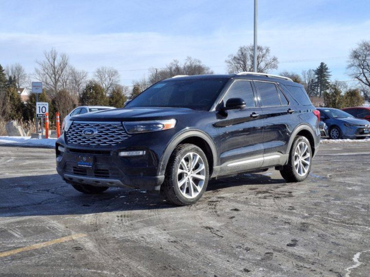 Used 2021 Ford Explorer Platinum | Leather | Nav | Sunroof | 360 Camera | Adaptive Cruise | 2nd Row Captain Seats for sale in Guelph, ON