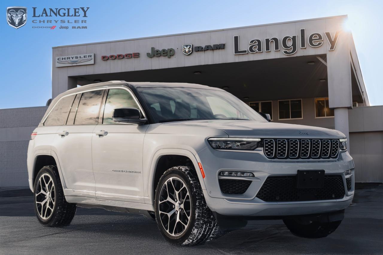 New 2023 Jeep Grand Cherokee 4xe Summit Panoramic Moonroof | Genuine Wood Inserts | Heated Front and Rear Seats for sale in Surrey, BC