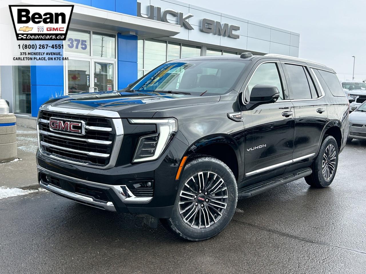 New 2025 GMC Yukon Elevation 5.3L V8 WITH REMOTE START/ENTRY, HEATED SEATS, HEATED STEERING WHEEL, POWER LIFTGATE, HD SURROUND VISION, BOSE SPEAKER SYSTEM for sale in Carleton Place, ON