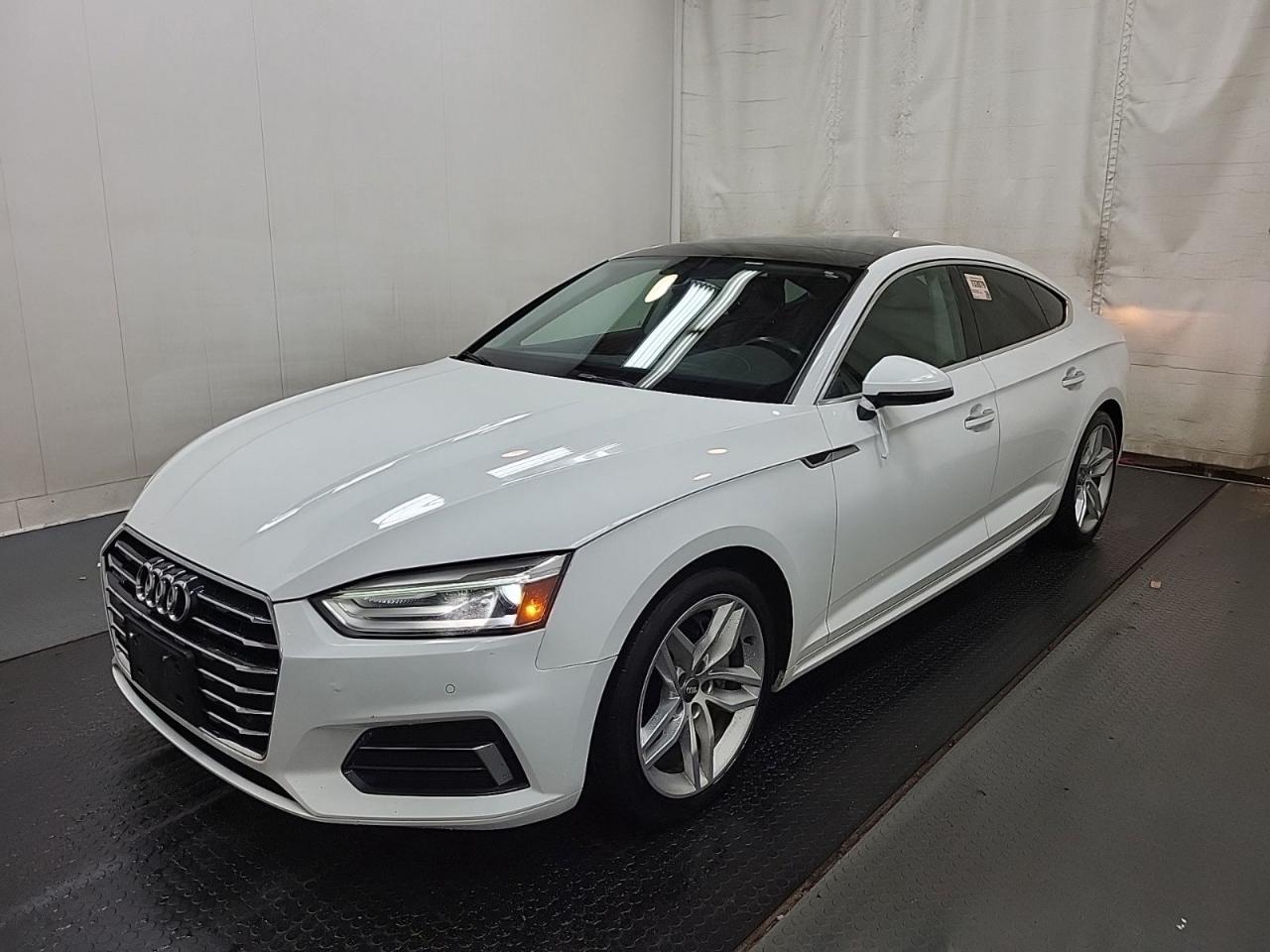 Used 2019 Audi A5 Pearl White Sportback Komfort 45 TFSI QUATTRO / Leather / Sunroof for sale in Mississauga, ON