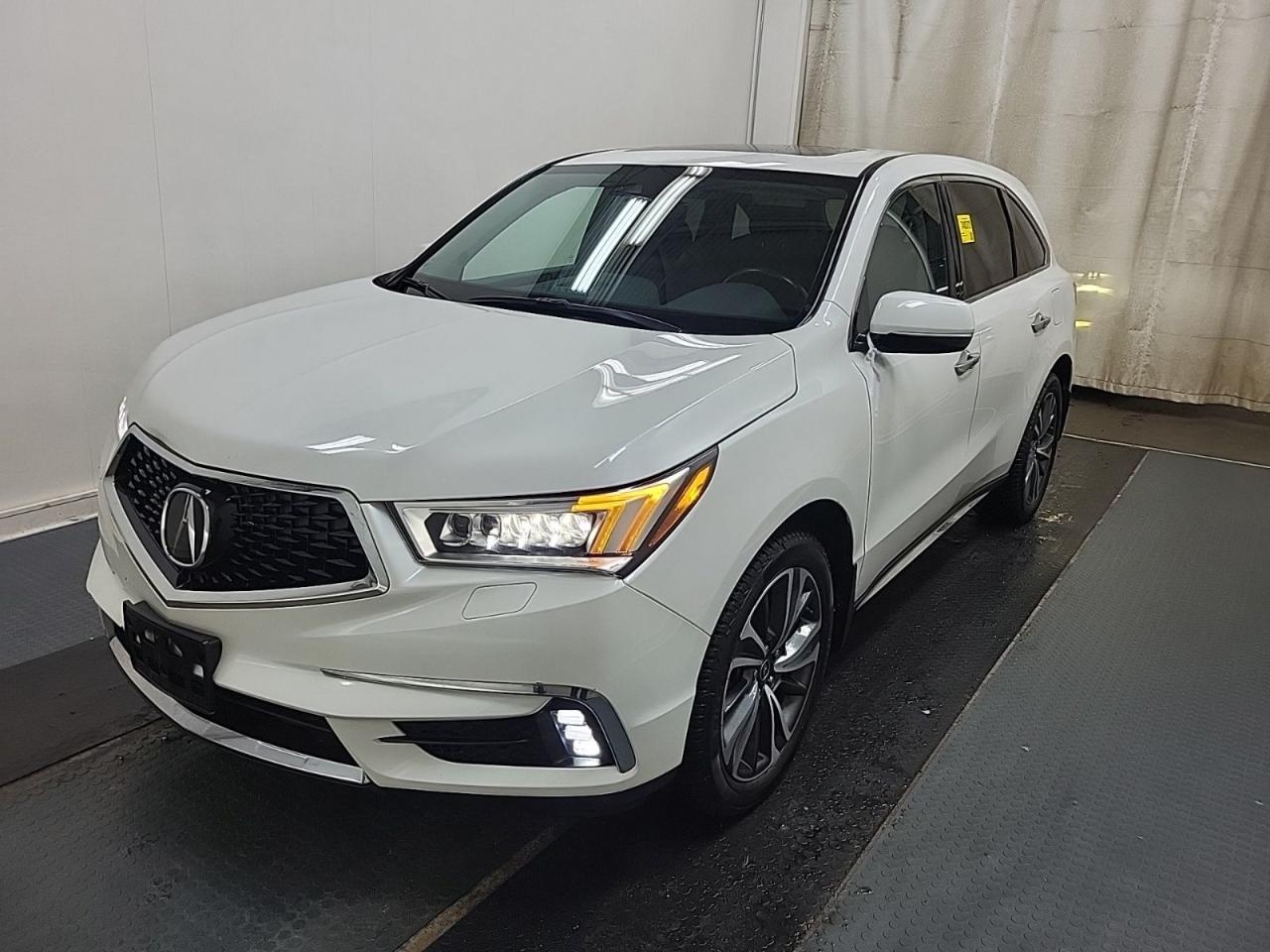 Used 2020 Acura MDX Pearl White Tech Plus SH-AWD / 3rd Row Seating / DVD / Sunroof for sale in Mississauga, ON