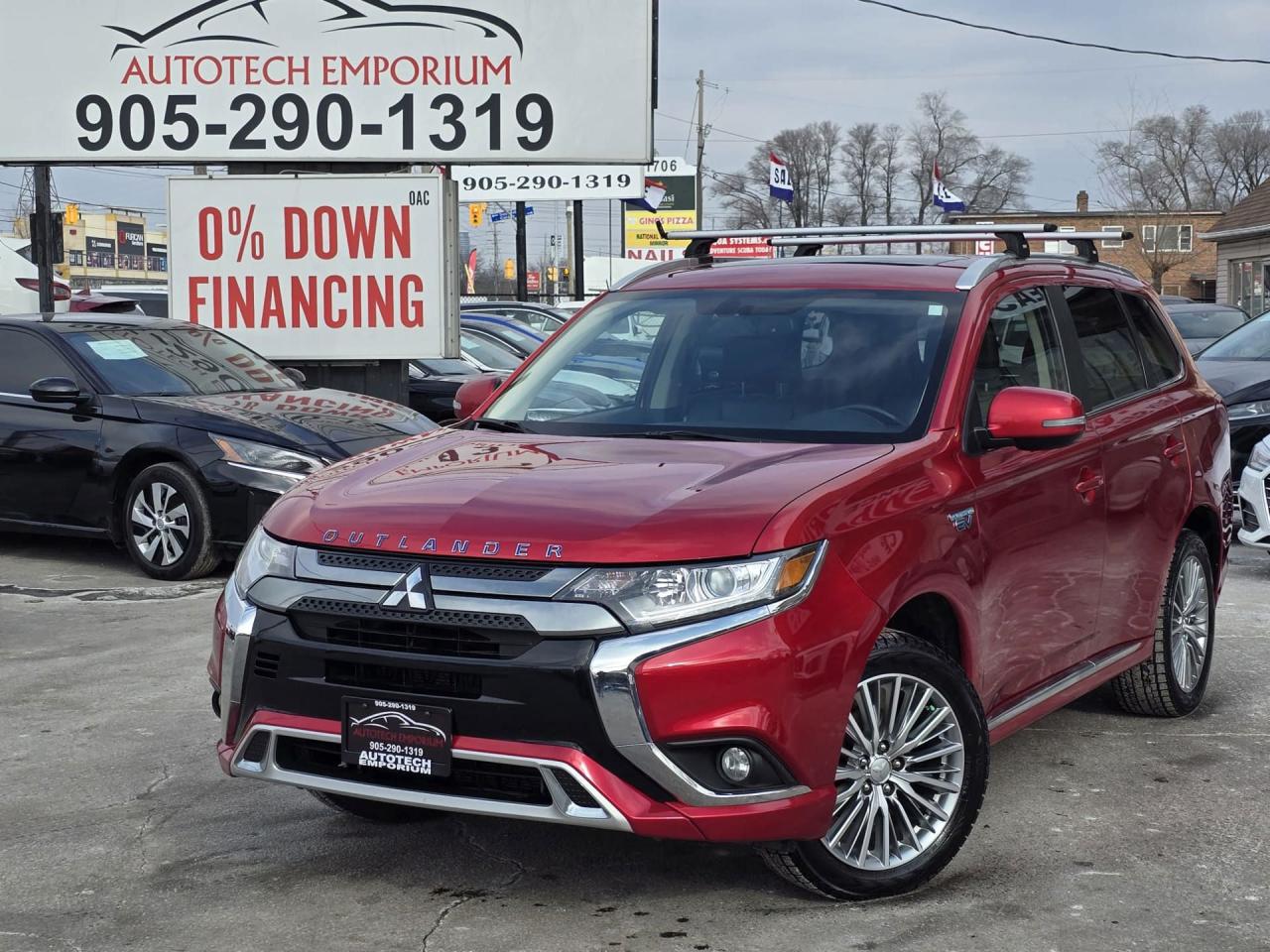 Used 2020 Mitsubishi Outlander Phev SEL S-AWC / HYBRID / Sunroof / Leather / Blind Spot for sale in Mississauga, ON