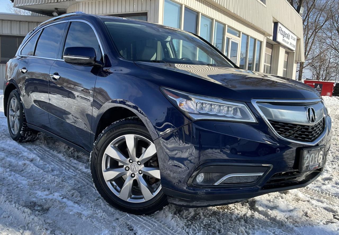 Used 2016 Acura MDX ELITE PKG - LTHR! NAV! 360 CAM! BSM! 7 PASS! DVD! for sale in Kitchener, ON