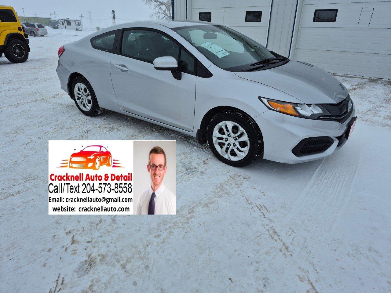 Used 2014 Honda Civic Coupe LX CVT for sale in Carberry, MB