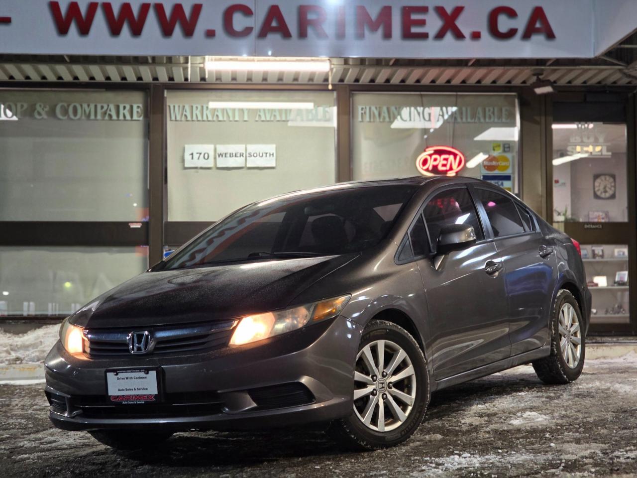 Used 2012 Honda Civic EX MANUAL | Sunroof | Bluetooth | Power Group for sale in Waterloo, ON