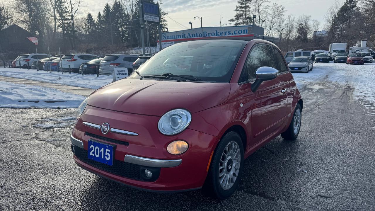 Used 2015 Fiat 500c Convertible  Lounge for sale in Richmond Hill, ON