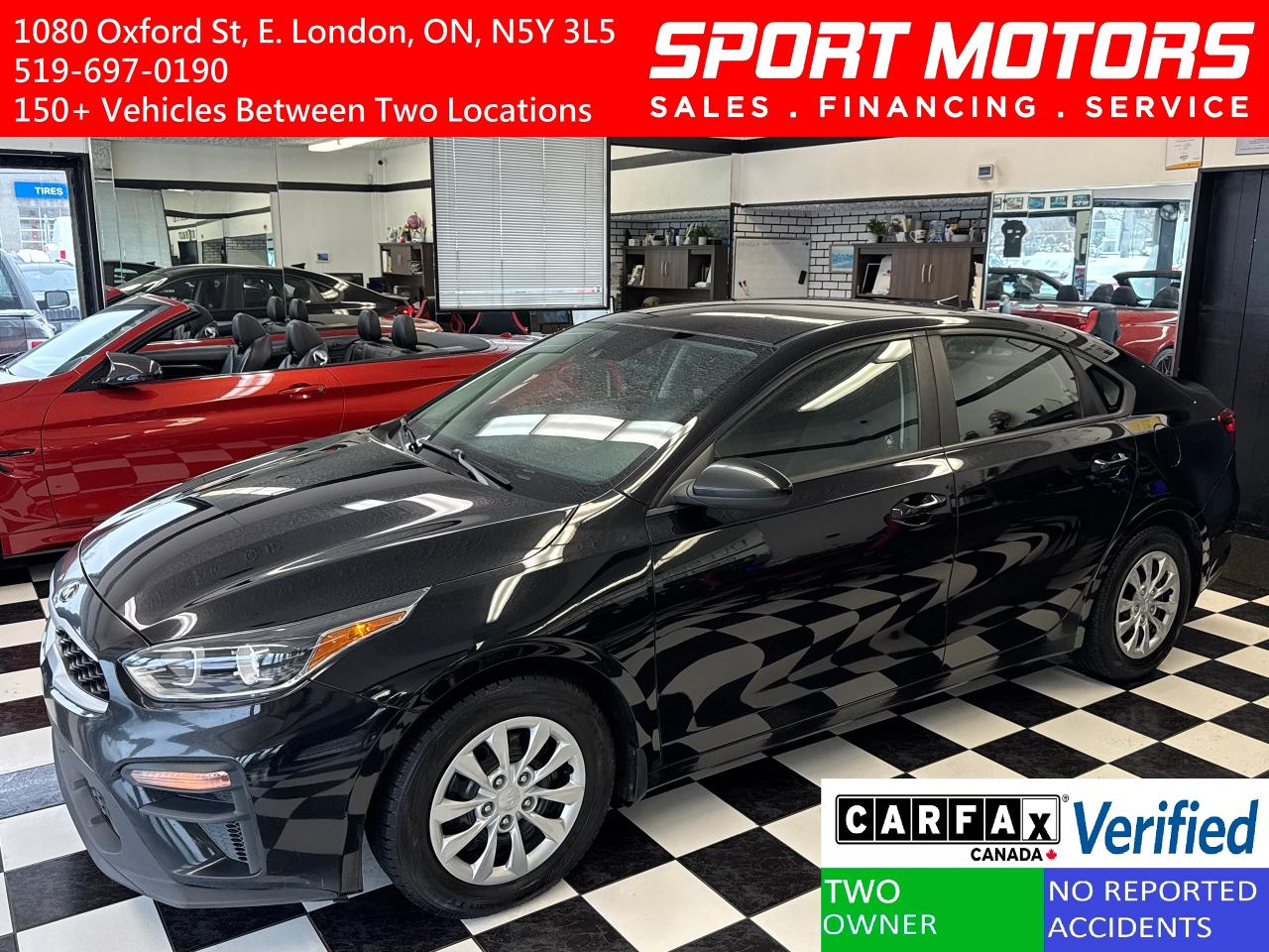 Used 2019 Kia Forte LX+ApplePlay+Camera+Heated Steering+CLEAN CARFAX for sale in London, ON