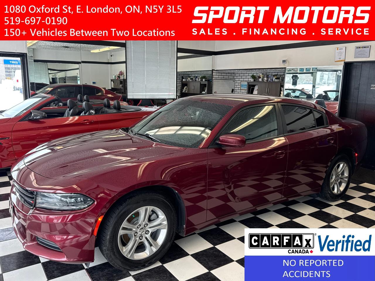 Used 2019 Dodge Charger SXT+ApplePlay+Camera+CLEAN CARFAX for sale in London, ON