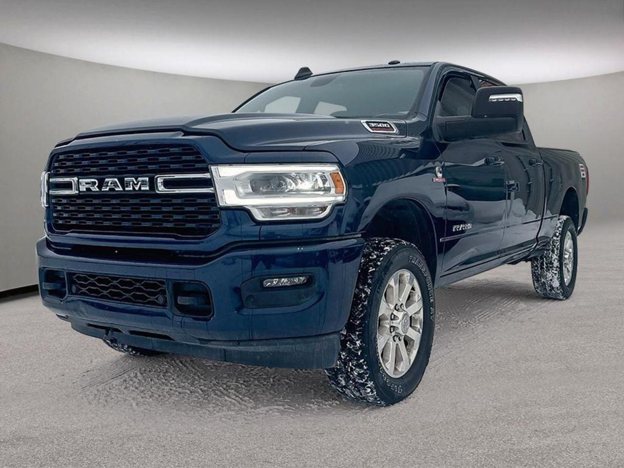 2023 RAM 3500 HIGHLIGHTSCummins Turbo Diesel EngineLevel B equipmentSport Appearance Pkg9 Alpine speaker system20 wheelsPremium Bucket seatsApple carplayPremium lighting group12 Uconnect Nav (Screen)