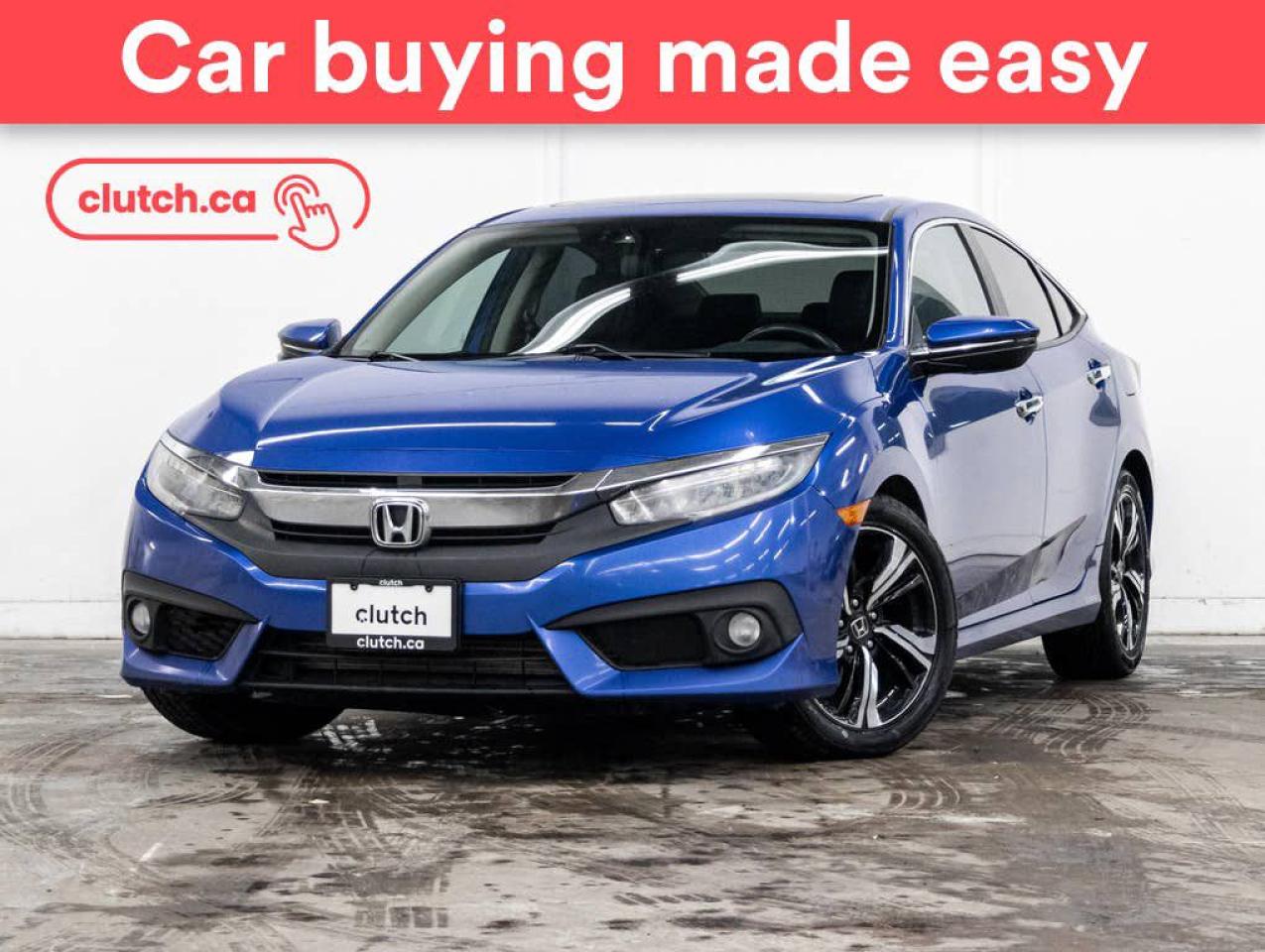 Used 2016 Honda Civic Touring w/ Apple CarPlay & Android Auto, Dual Zone A/C, Power Sunroof for sale in Toronto, ON