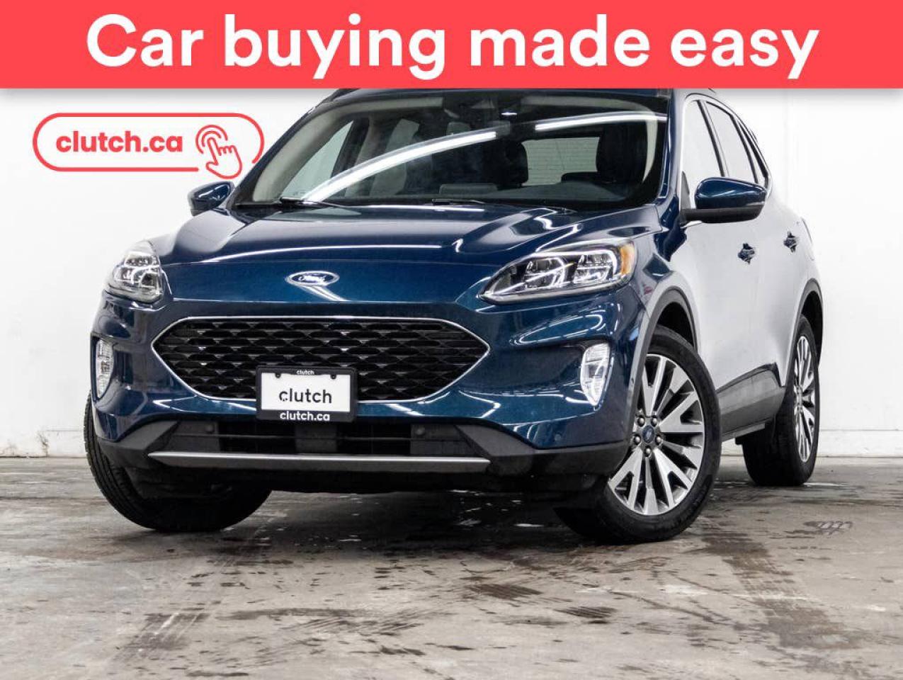 Used 2020 Ford Escape Titanium Hybrid AWD w/ Apple CarPlay & Android Auto, Heated Steering Wheel, Heated Front Seats for sale in Toronto, ON