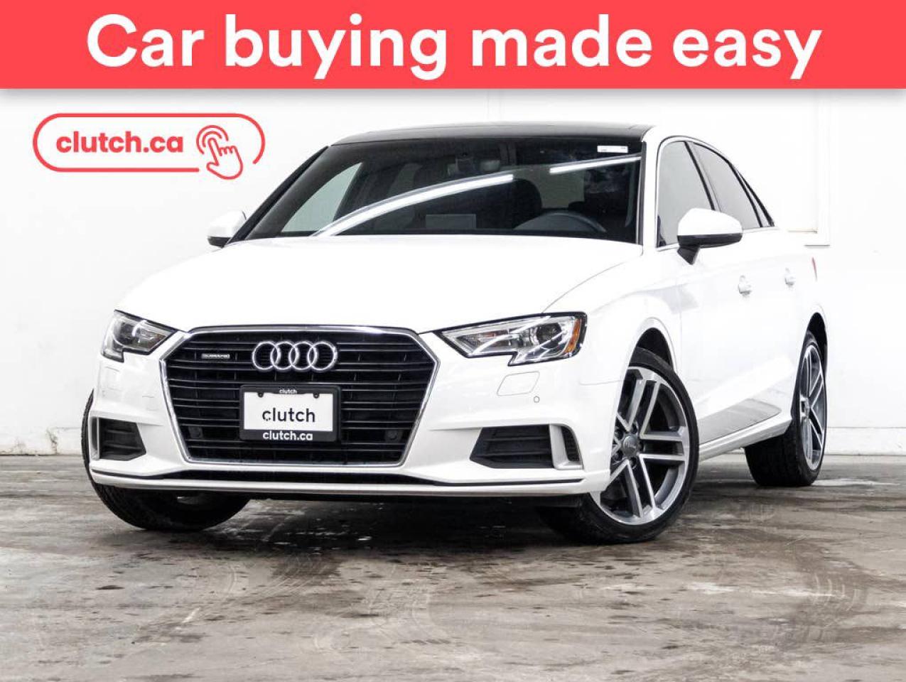 Used 2020 Audi A3 45 Komfort w/ Apple CarPlay & Android Auto, Heated Steering Wheel, Heated Front Seats for sale in Toronto, ON