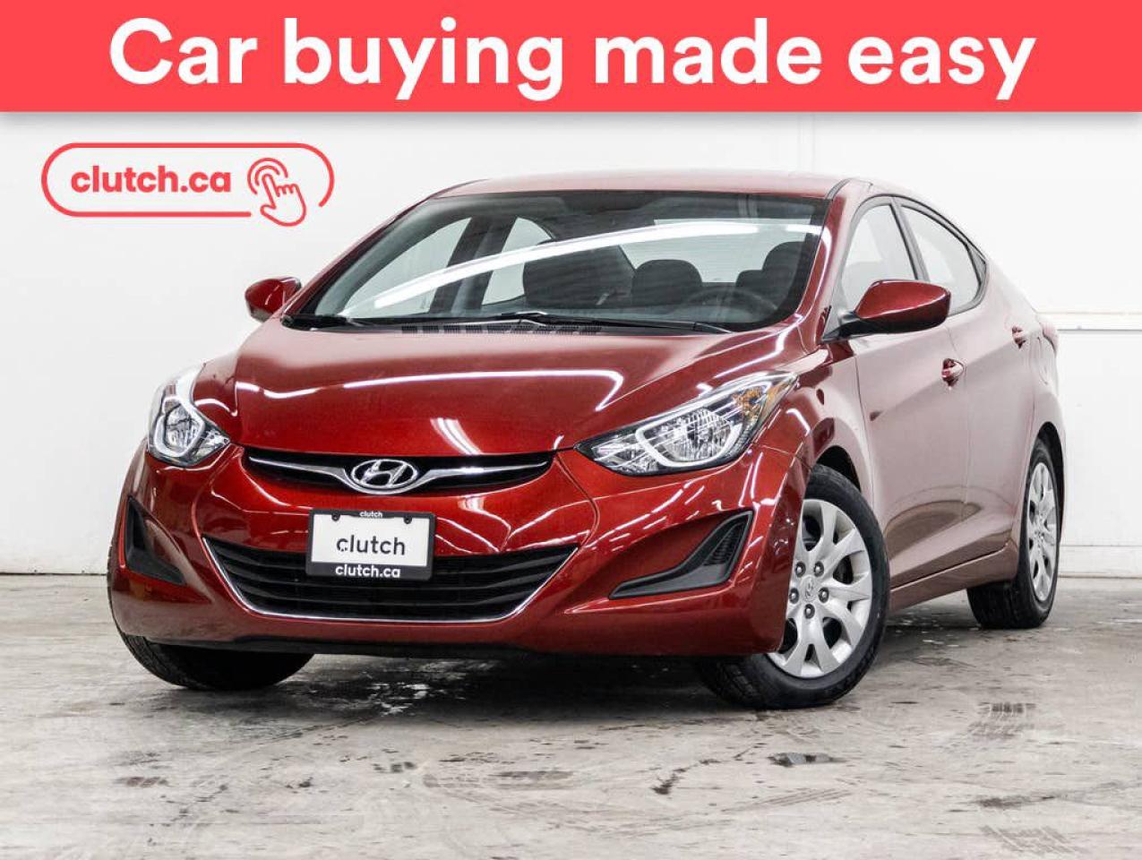 Used 2016 Hyundai Elantra GL w/ Heated Front Seats, A/C, Cruise Control for sale in Toronto, ON