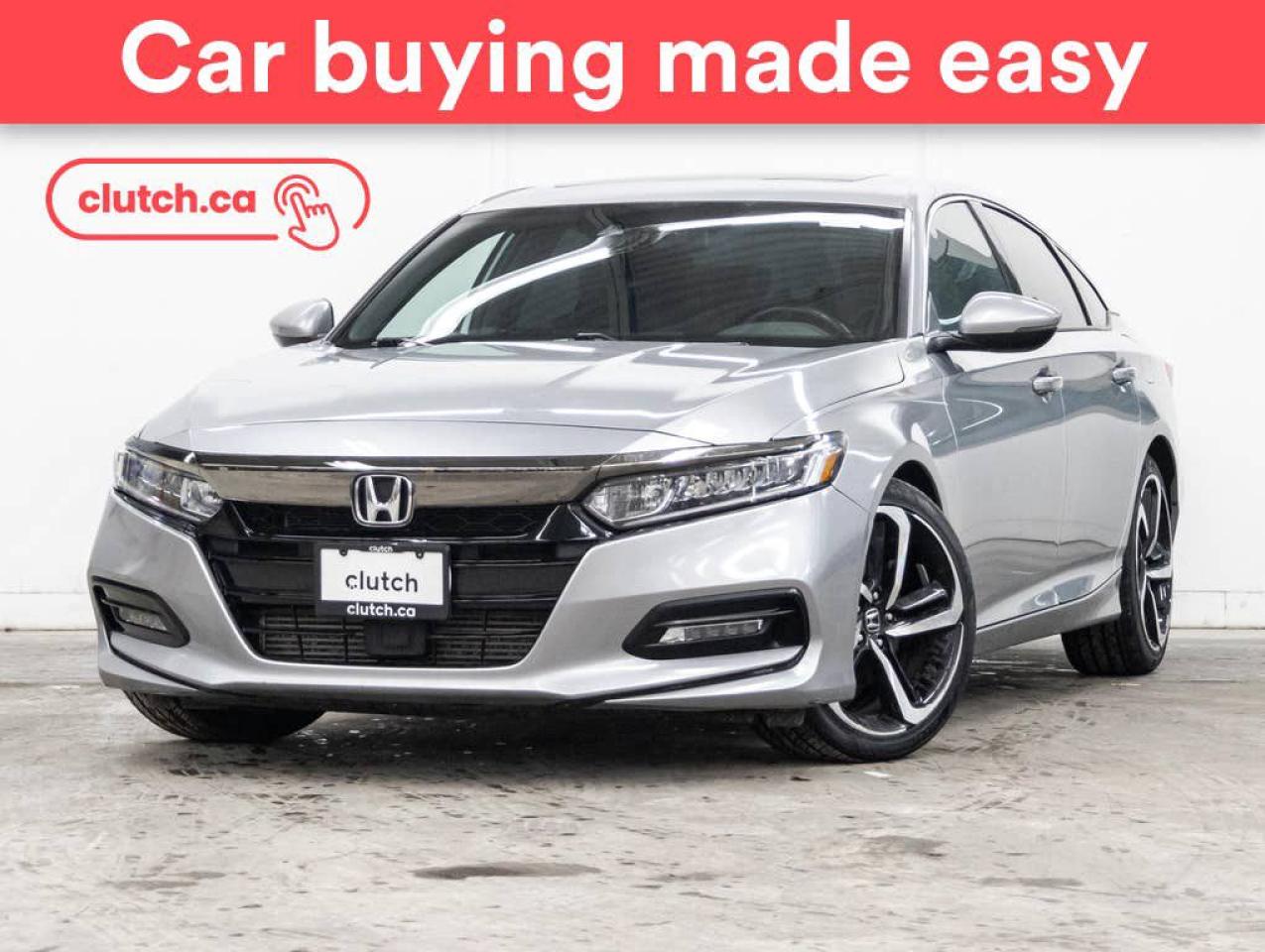 Used 2018 Honda Accord Sport w/ Apple CarPlay & Android Auto, Power Moonroof, Rearview Cam for sale in Toronto, ON