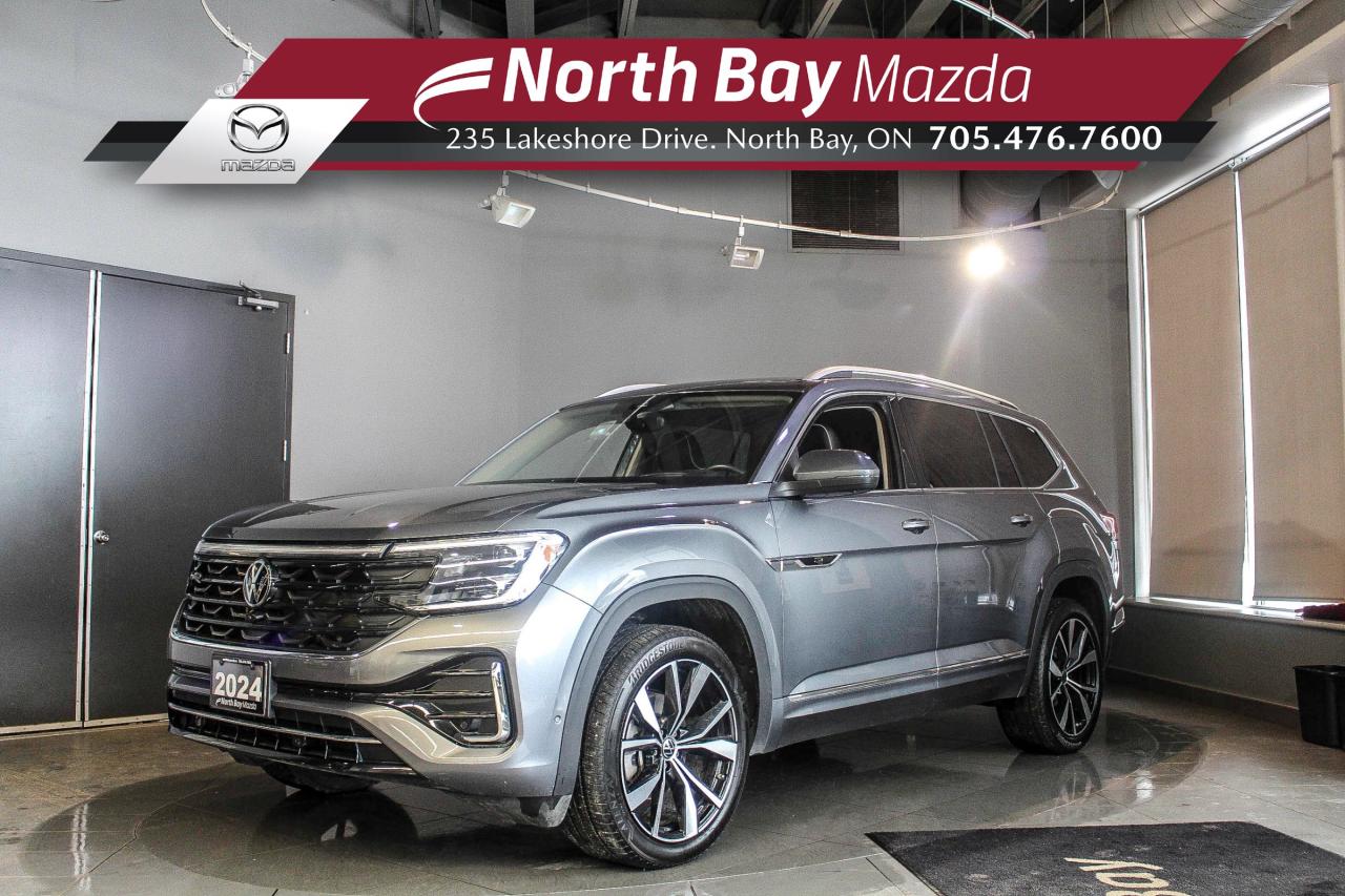 Used 2024 Volkswagen Atlas 2.0 TSI Execline HEATED SEATS/STEERING WHEEL - WIRELESS APPLE CARPLAY AND ANDROID AUTO - WIRELESS PHONE CHARGER for sale in North Bay, ON