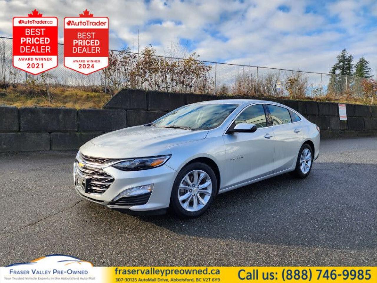 Used 2019 Chevrolet Malibu LT  Android Auto, Apple CarPlay for sale in Abbotsford, BC