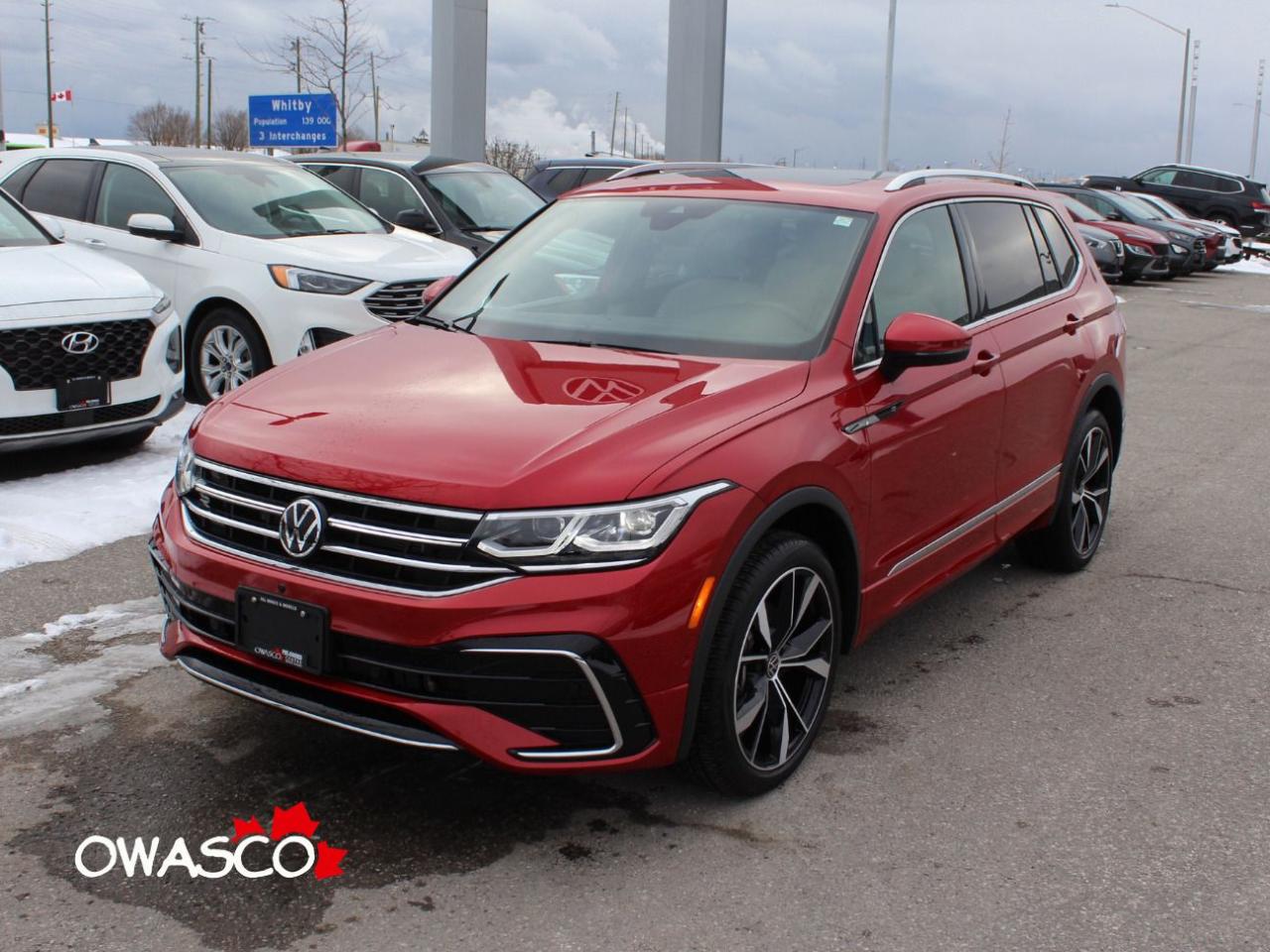 Used 2024 Volkswagen Tiguan 2.0L Highline R-Line! Great KMs! Why Buy New! for sale in Whitby, ON