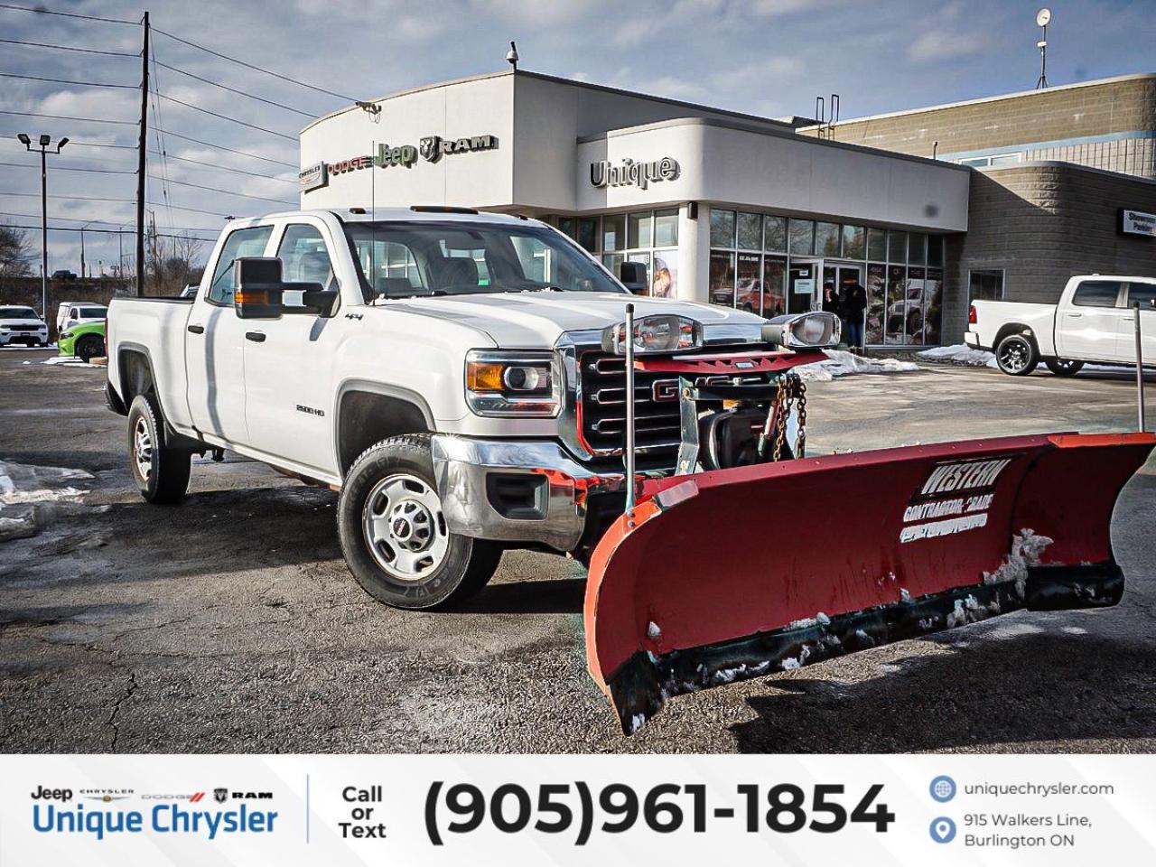 Used 2017 GMC Sierra 2500 HD 4x4| AS-TRADED| PLOW| BACK UP CAMERA| for sale in Burlington, ON