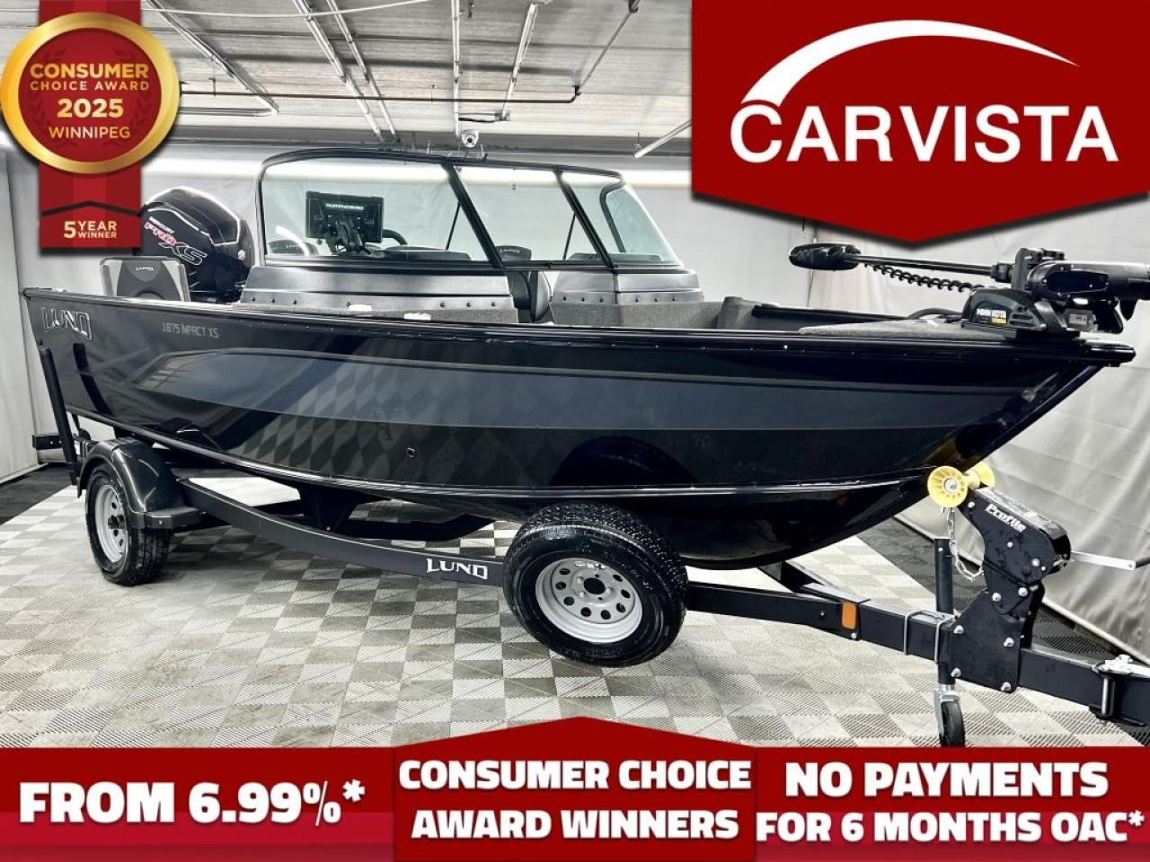 Used 2024 Lund Boat Co Impact XS 1875 150 ProXS w/Trailer - 13 HOURS- for sale in Winnipeg, MB