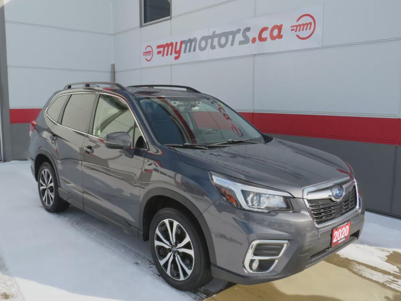 Used 2020 Subaru Forester Limited (**ALLOY RIMS**LEATHER**POWER SEATS**SUNROOF**NAVIGATION**REVERSE CAMERA**PUSH BUTTON START**DUAL CLIMATE CONTROL**REAR PRIVACY COVER**CUSTOM SUBARU CARGO MAT**HEATED SEATS**BLUETOOTH**CRUISE CONTROL**DIGITAL TOUCHSCREEN**POWER LIFT GATE**) for sale in Tillsonburg, ON