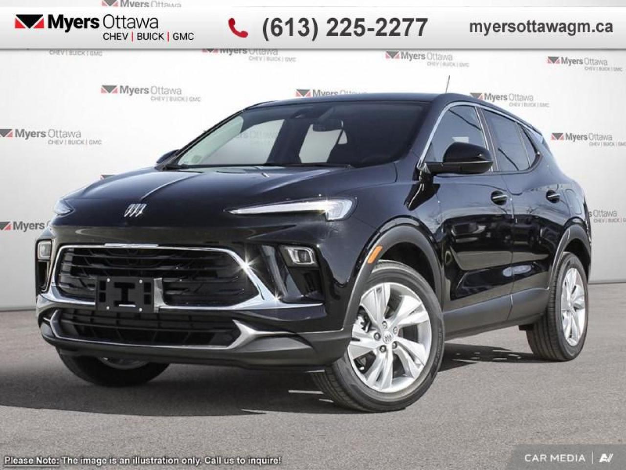 New 2025 Buick Encore GX Preferred AWD  ENCORE GX AWD, BLACK ON BLACK, IN STOCK for sale in Ottawa, ON