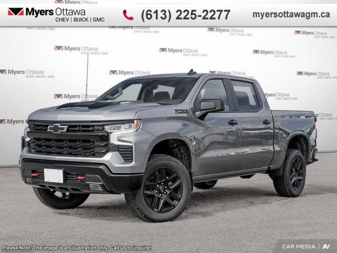 New 2025 Chevrolet Silverado 1500 LT Trail Boss  2LT TRAILBOSS, 6.2 V8, FRONT BUCKETS, LEATHER, LOADED for sale in Ottawa, ON