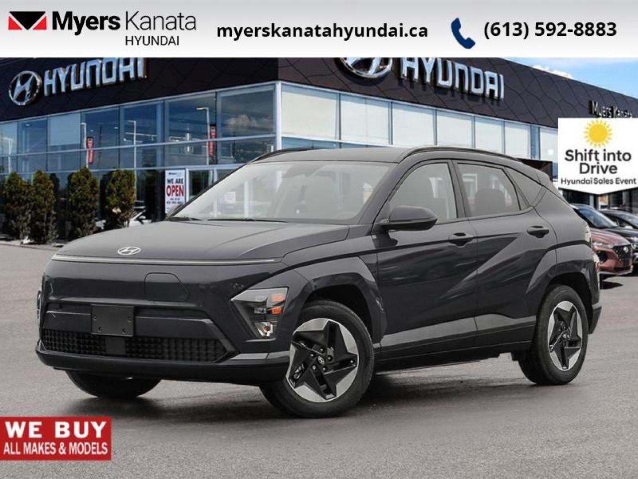 New 2025 Hyundai KONA Electric Preferred FWD w/Trend Package  - $164.32 /Wk for sale in Kanata, ON