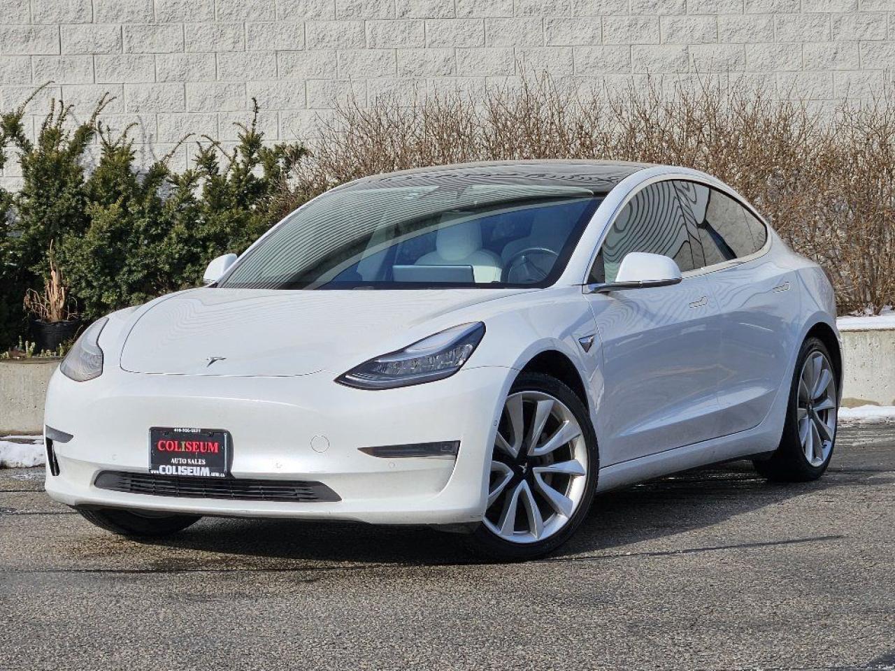 Used 2020 Tesla Model 3 STANDARD RANGE PLUS-FSD 3-WHITE INT-AUTOPILOT for sale in Toronto, ON