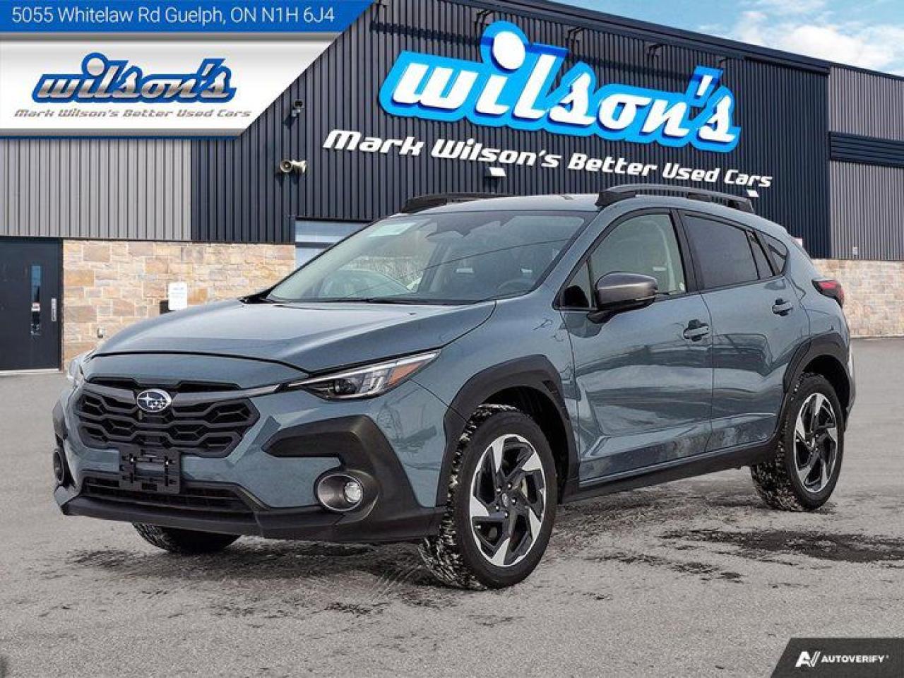 Used 2024 Subaru XV Crosstrek Limited  AWD | Leather | Nav | Sunroof | Heated Steering + Seats | CarPlay + Android | Power Seat for sale in Guelph, ON