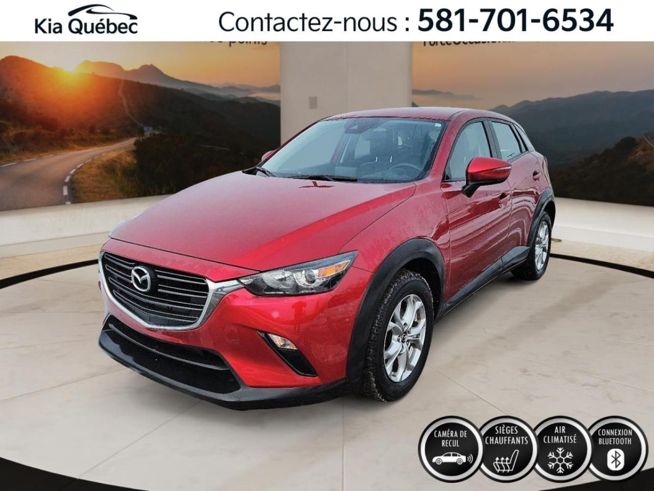 Used 2019 Mazda CX-3 GS *AWD *TOIT *CARPLAY *BLUETOOTH *CAMÉRA DE RECUL for sale in Québec, QC