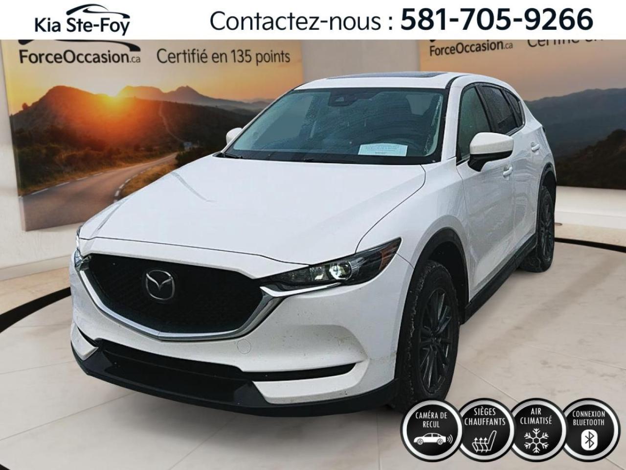 Used 2021 Mazda CX-5 GS* AWD* CUIR* TOIT* VOLANT CHAUFFANT* BIZONE* for sale in Ste-Foy, QC