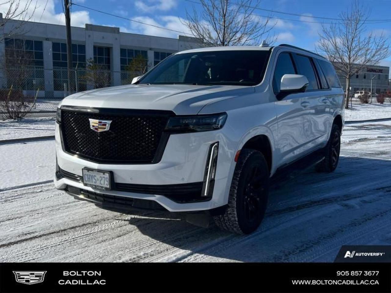 Used 2023 Cadillac Escalade ESV Sport CADILLAC CERTIFIED PRE-OWNED - FINANCE @ 4.99% for sale in Bolton, ON