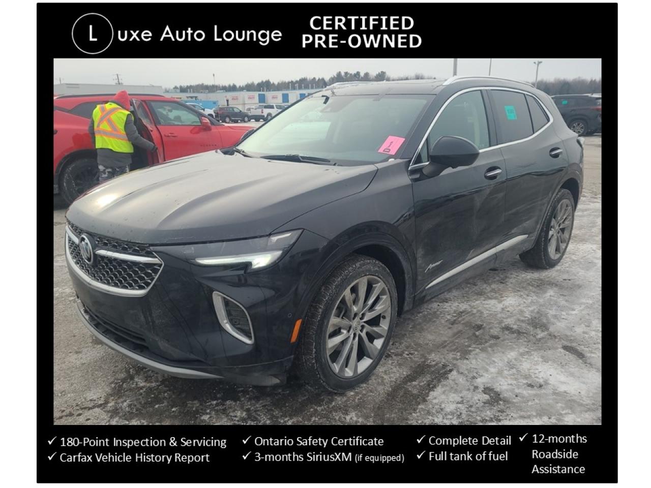 Used 2022 Buick Envision AVENIR! LEATHER, BOSE, HUD, PANO ROOF, LOADED!! for sale in Orleans, ON