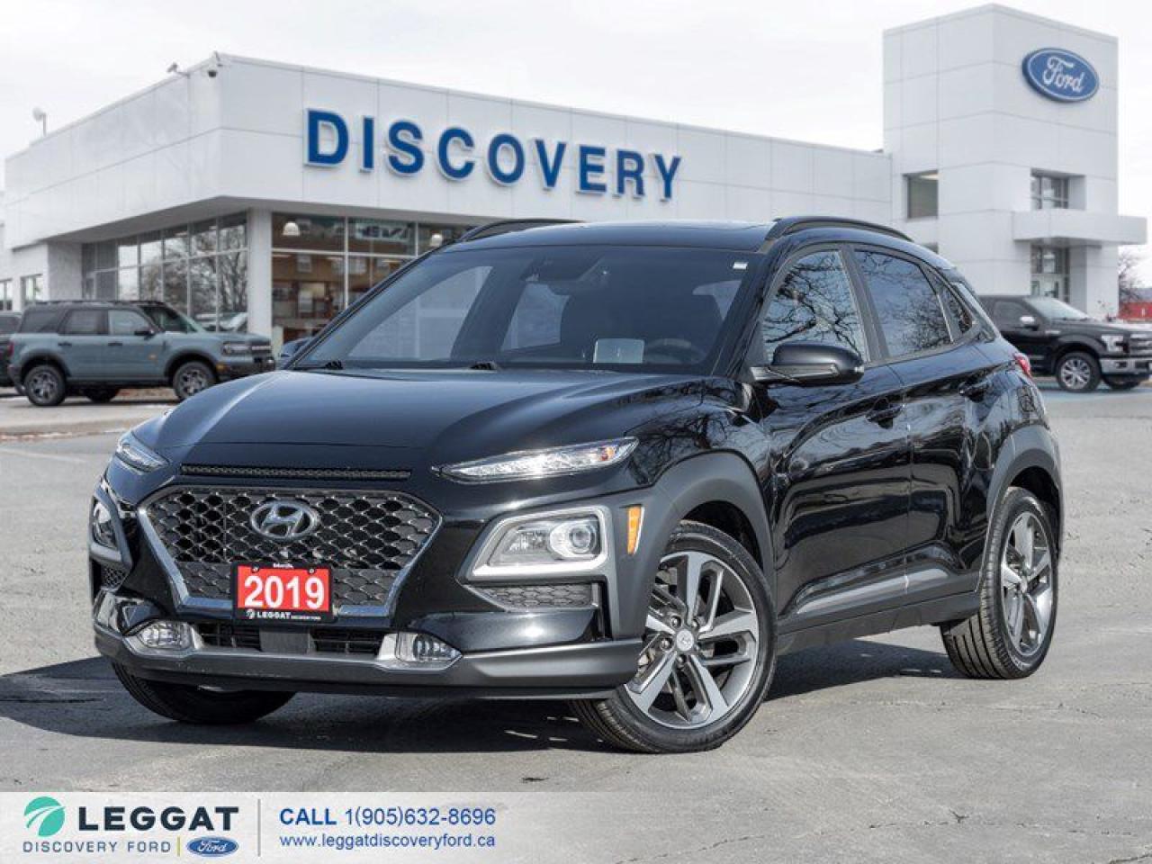 Used 2019 Hyundai KONA 1.6T Ultimate | AWD | HUD | ROOF| NAV |HTD STR WHL for sale in Burlington, ON