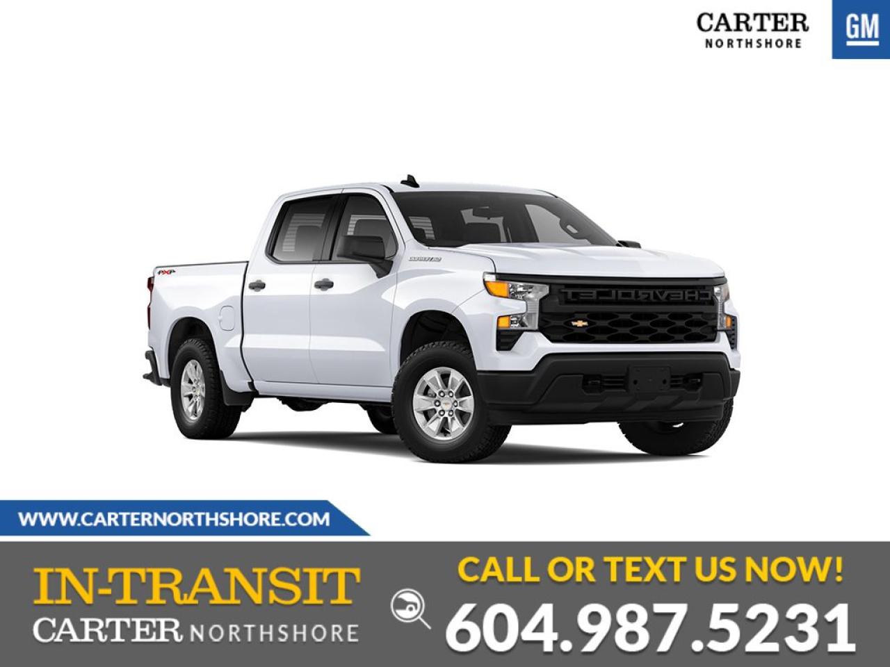 New 2025 Chevrolet Silverado 1500 Short Box Crew Cab 4WD for sale in North Vancouver, BC