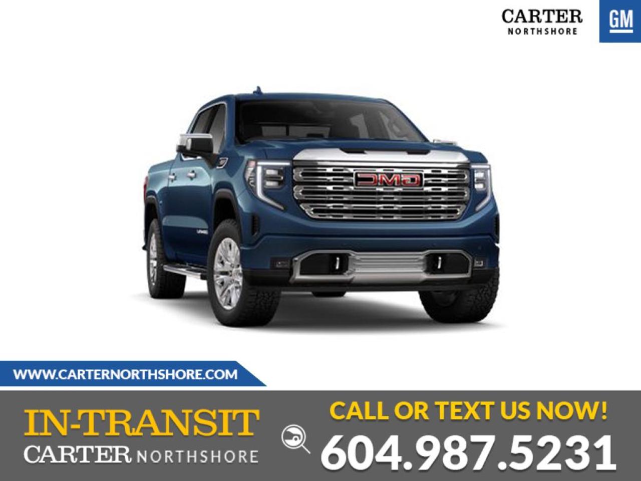 New 2025 GMC Sierra 1500 SHORT BOX CREW CAB 4WD/DIESEL for sale in North Vancouver, BC