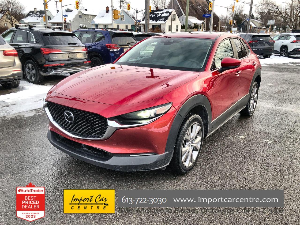 Used 2020 Mazda CX-30 GS LEATHER, ROOF, HTD. SEATS & STEER. WHEEL, ALLOY for sale in Ottawa, ON