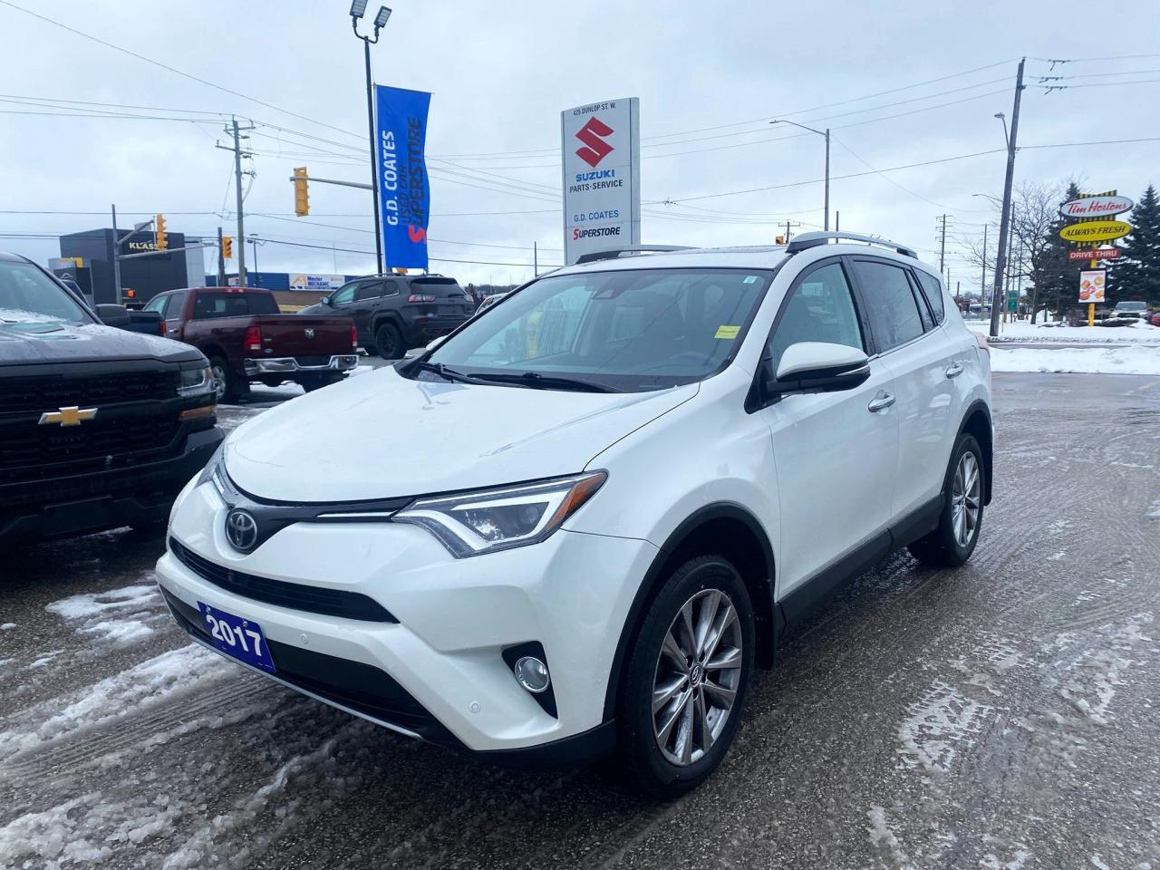 Used 2017 Toyota RAV4 Limited AWD ~Nav ~Cam ~Leather ~Sunroof ~Bluetooth for sale in Barrie, ON