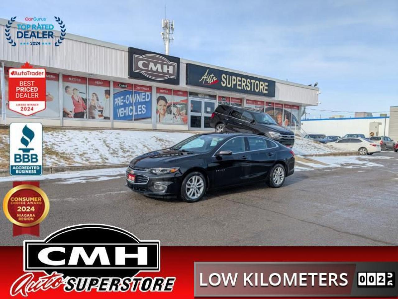 Used 2018 Chevrolet Malibu LT  **VERY LOW MILEAGE - CLEAN CF** for sale in St. Catharines, ON