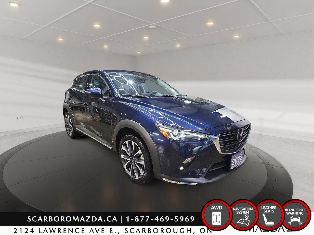 Used 2020 Mazda CX-3 LOW LOW KM|AWD|NAV|1 OWNER CLEAN CARFAX for sale in Scarborough, ON