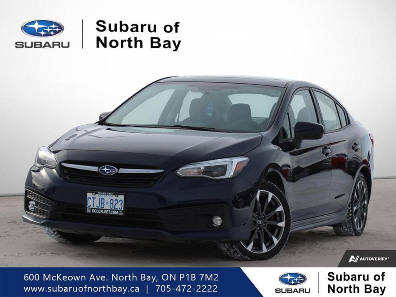 Used 2021 Subaru Impreza 4DR SPORT AT for sale in North Bay, ON